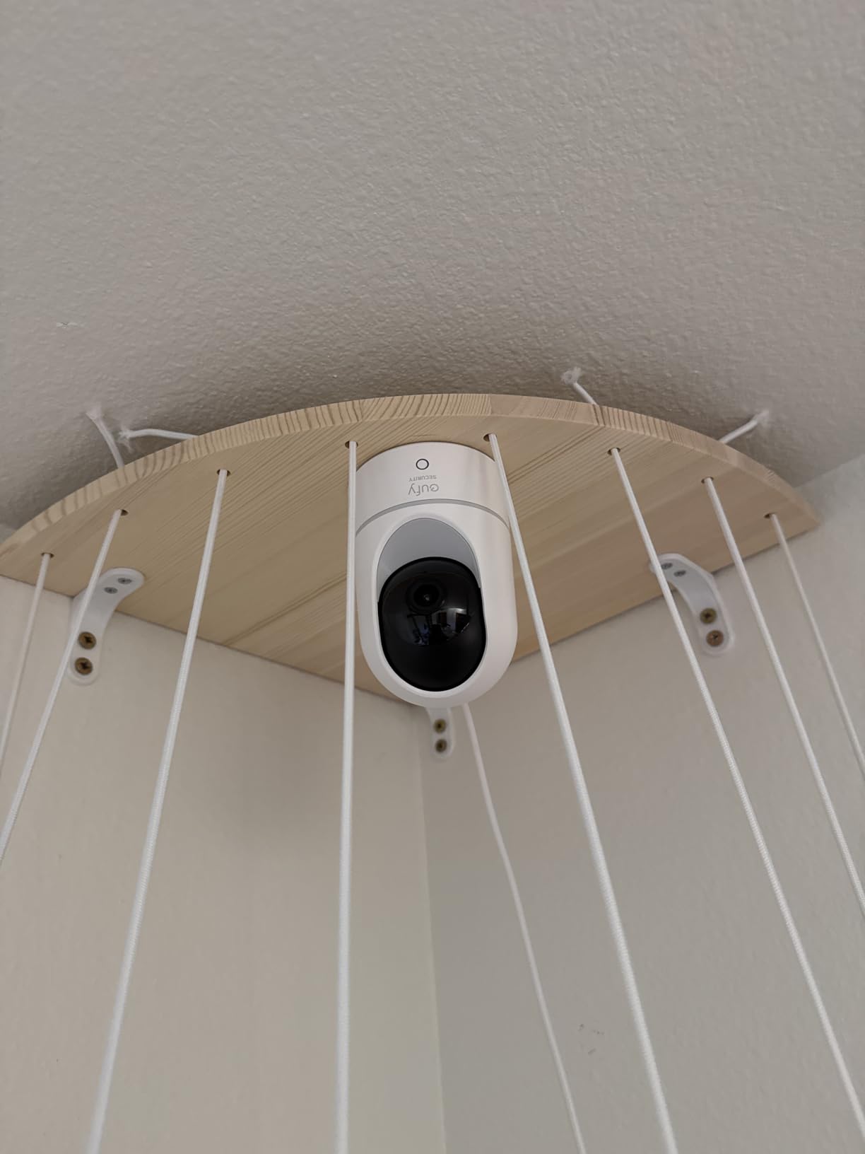 eufy Security Indoor Cam E220, Camera for Home Security, Pan & Tilt, Dog/Pet Camera, 2K Wi-Fi Plug-in, Motion Tracking, Motion Only Alerts, Night Vision, HomeBase 3 Compatible, Voice Assistant Support customer photo 1