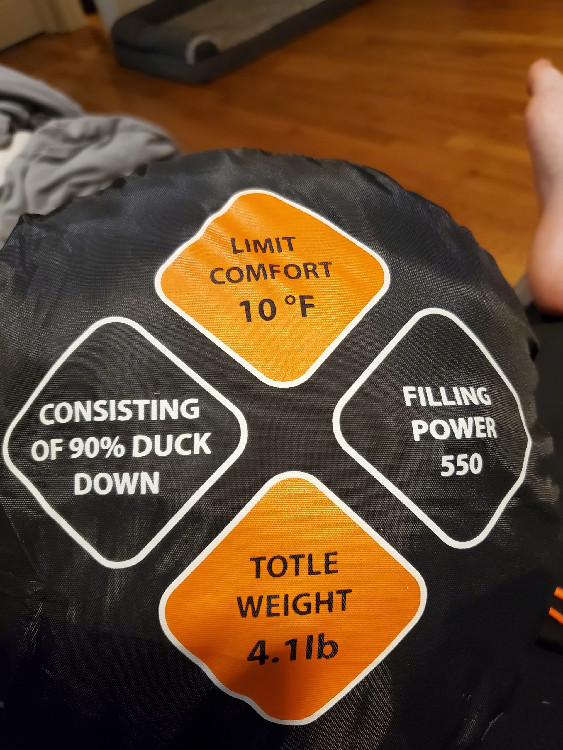 ZOOOBELIVES 10 Degree Down Sleeping Bag for Adults, 4-Season Cold-Weather Mummy Bag, 550+ Fill Power Warmth, Lightweight & Compressible for Car Camping, Backpacking & Hunting - AlpliveD1500 customer photo 1