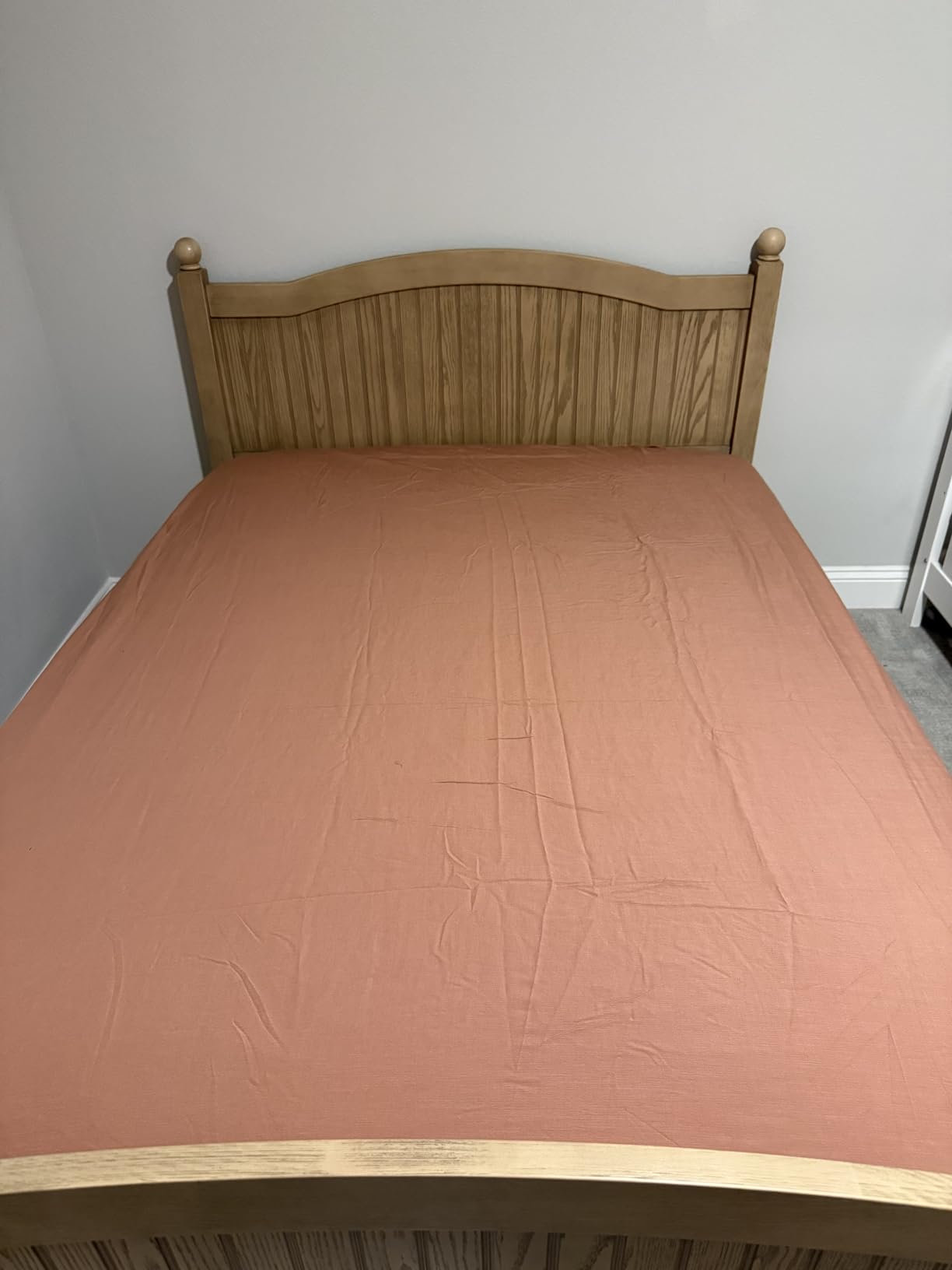 PANDATEX Beige Linen-Textured Bed Sheets Set, Bamboo Rayon, Cotton, Linen Blend Bed Sheets Queen Size, Soft Cool & Breathable for Hot Sleepers, Durable Natural Organic Bed 15'' Deep Pocket - 4 Piece customer photo 2