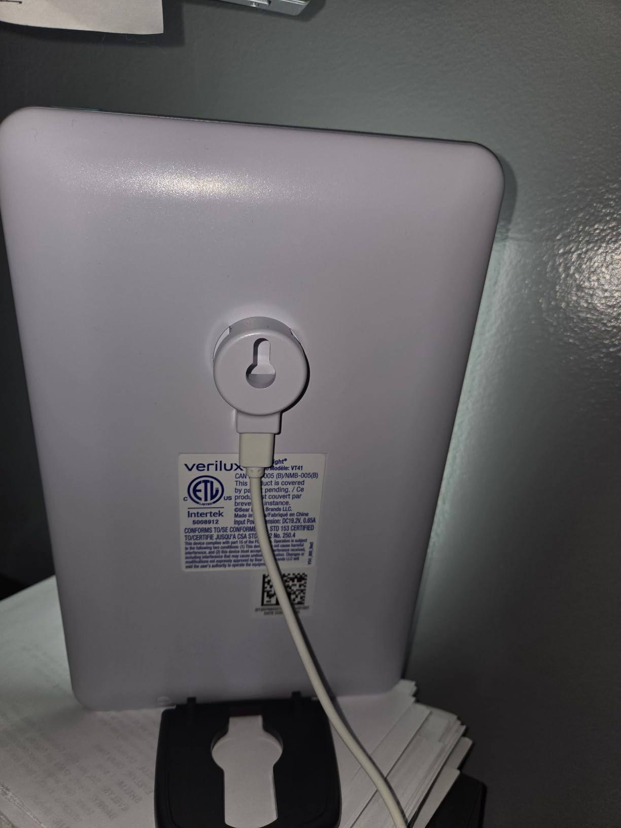 Verilux HappyLight Lumi Plus - Light Therapy Lamp with 10,000 Lux, UV-Free, LED Bright White Light with Adjustable Brightness, Countdown Timer, & Detachable Stand - Boost Mood, Sleep, and Focus customer photo 2