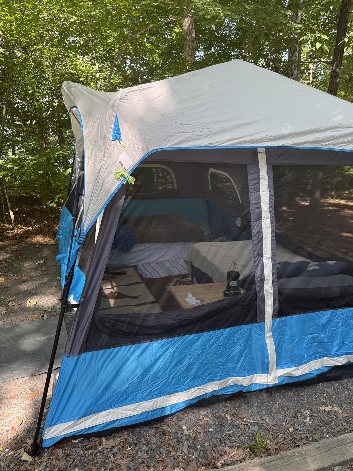 CORE Instant Cabin Tents with LED Lights | Family Multi Room Lighted Pop Up Tents for Camping | Included Storage Pockets for Camping Accessories customer photo 1