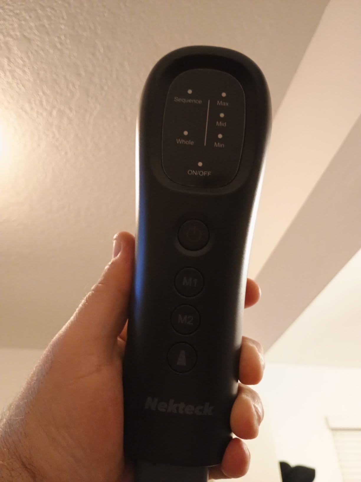 Nekteck Leg Compression Massager for Circulation and Relaxation, FSA Eligible Foot and Calf Massage Machine 2 Modes 3 Intensities with Hand-held Controller for Pain Relief customer photo 2