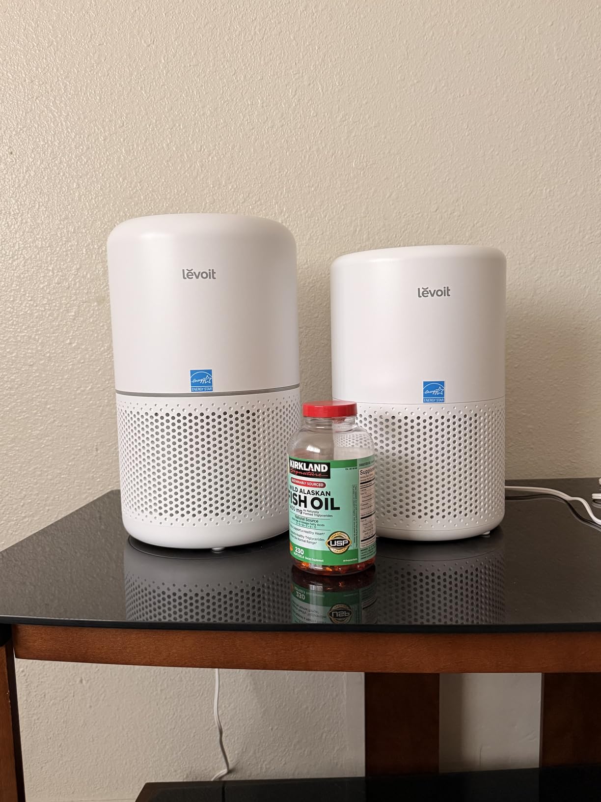 LEVOIT Air Purifier for Home Bedroom Dorm Room, Smart & Voice Control, AHAM VERIFIDE, 3-in-1 Filter With HEPA Sleep Mode, for Pollen, Pollutants, Smoke, Dander, Dust, Core 200S-P, White customer photo 1