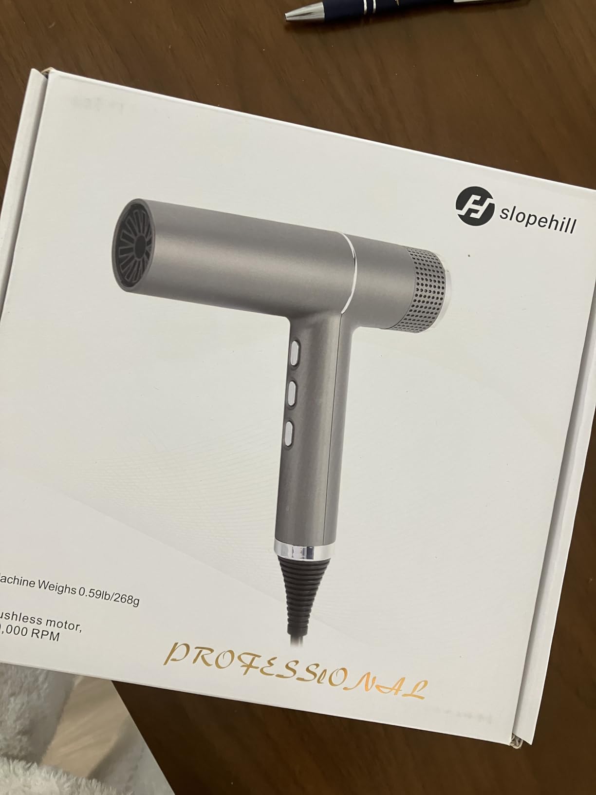 slopehill Hair Dryer with Unique Brushless Motor | Intelligent Fault Diagnosis | Innovative Microfilter | Oxy Active Technology | Led Display (Grey) customer photo 1