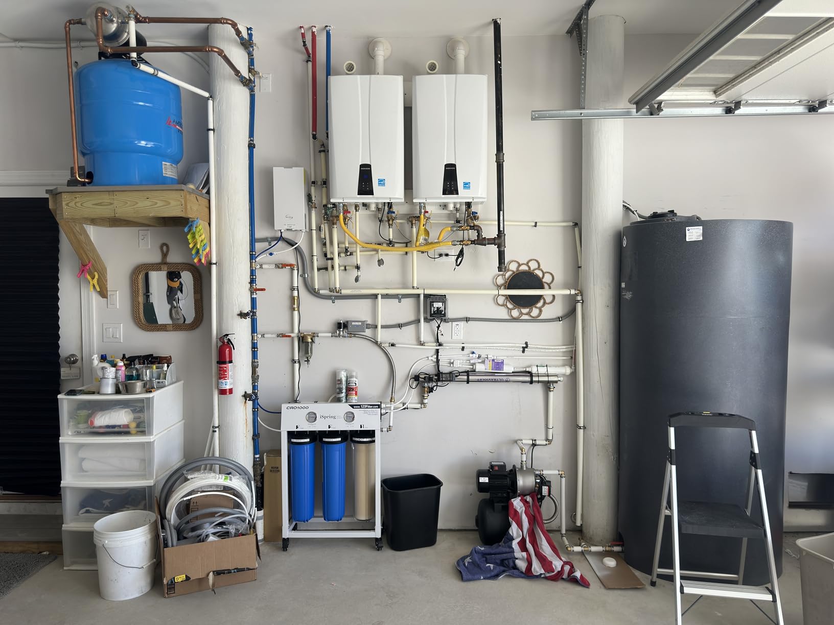 iSpring CRO1000 4-Stage Tankless Commercial Reverse Osmosis Water Filtration System, 1000 GPD High Flow, for House, Restaurant, Small Business, and Light Industrial Use customer photo 1