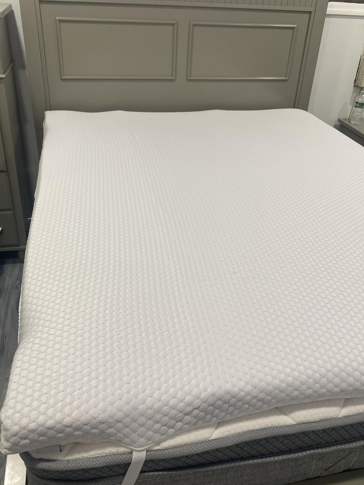 PERLECARE 3 Inch Gel Memory Foam Mattress Topper for Pressure Relief, Premium Soft Cooling Sleep, Non-Slip Design with Removable & Washable Cover, Queen customer photo 2
