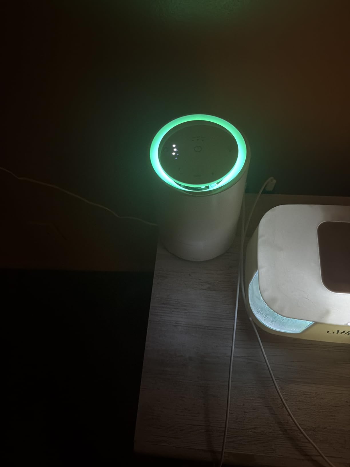 Frida Baby 3-in-1 Baby Air Purifier for Allergy Relief, Sound Machine for Sleeping + Nightlight, HEPA Filter Purifier for Bedroom with 3 Fan Speeds, Easy-Change Filter, Auto-Off Timer customer photo 1