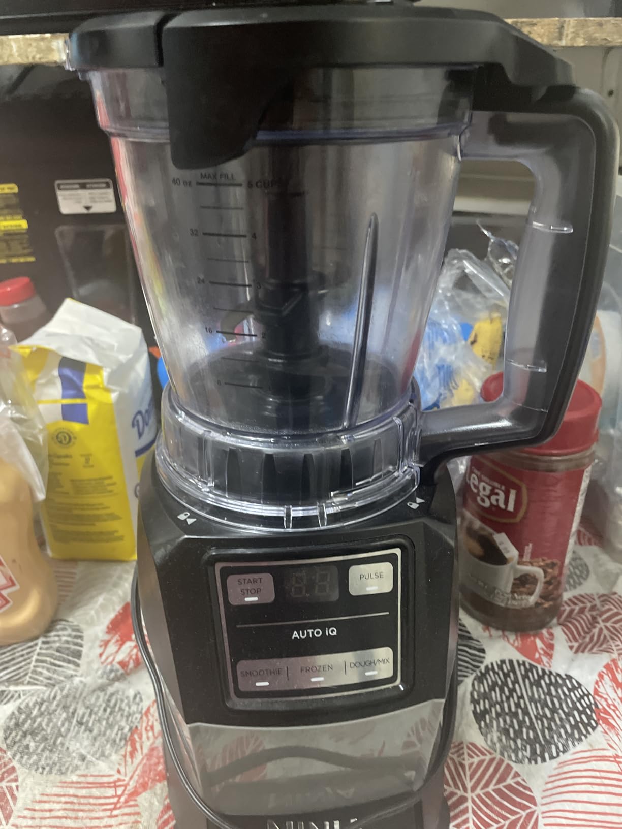 Ninja Blender Compact Kitchen System AMZ493BRN, 1200W, 3 Functions for Smoothies, Dough & Frozen Drinks with Auto-IQ, 72-oz Pitcher, 40-oz Processor Bowl & 18-oz Cup customer photo 2