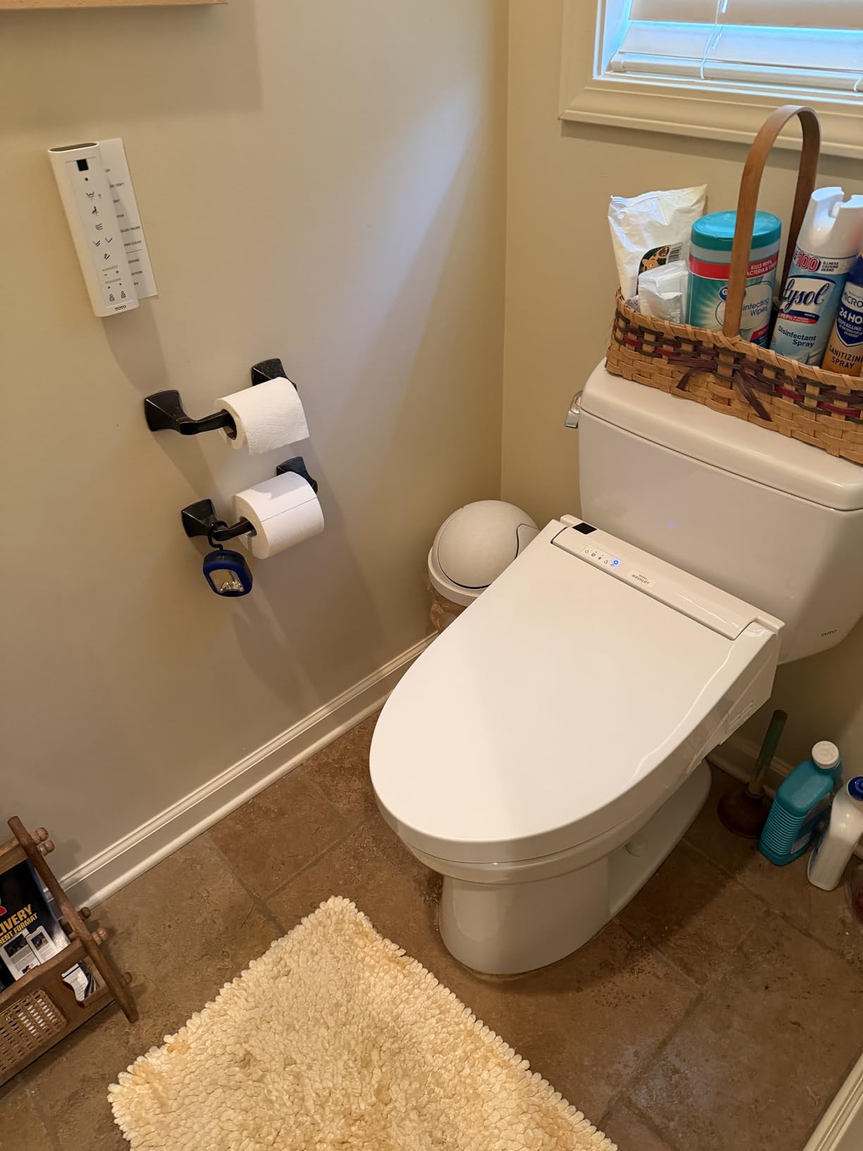 WASHLET C5 Electronic Bidet Toilet Seat with PREMIST and EWATER+ Wand Cleaning, Elongated, Cotton White - SW3084#01 customer photo 1
