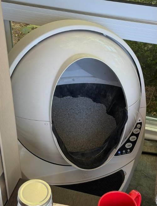 Litter-Robot 3 Connect by Whisker, Grey - Automatic, Self-Cleaning Cat Litter Box, App Control, Helps Reduce Litter Box Odors, Works with Any Clumping Litter, WhiskerCare 1-Year Warranty customer photo 2