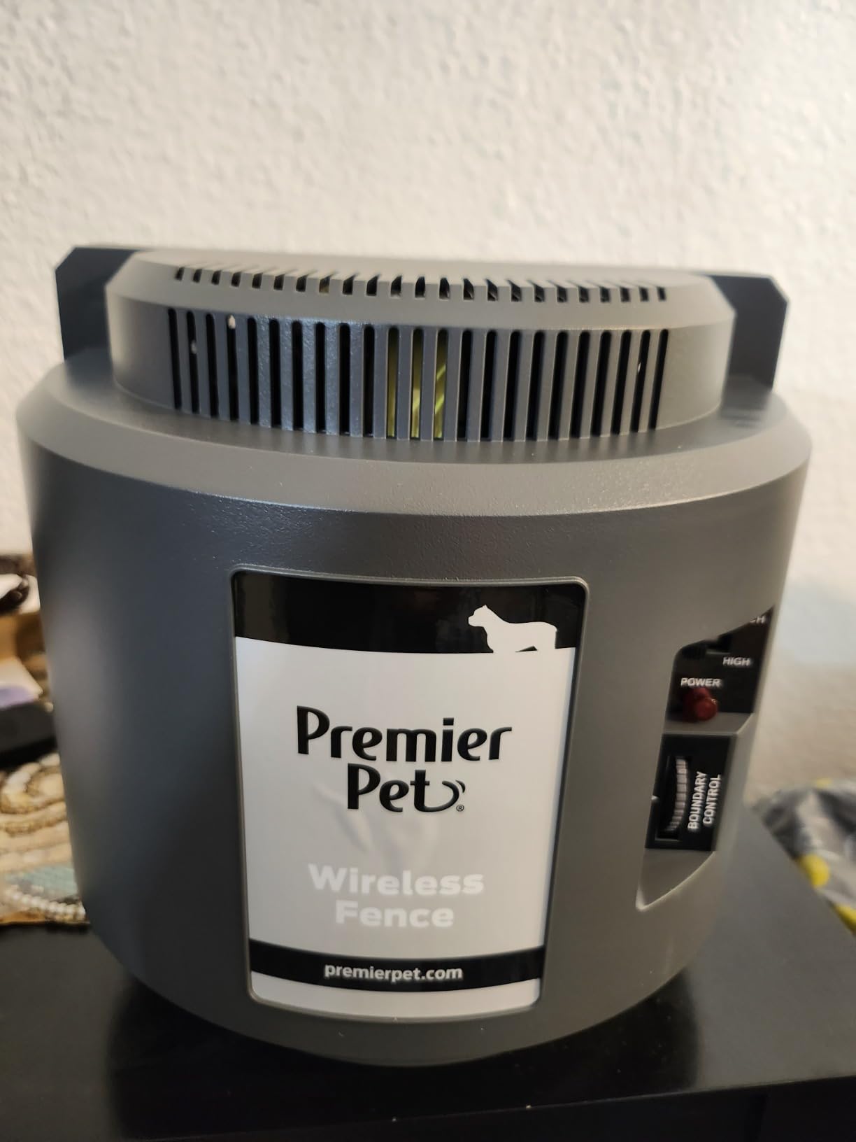 Premier Pet Wireless Dog Fence System - Circular Boundary, Adjustable Up to Acre, Waterproof Collar with Tone and 5 Static Correction Levels, Expandable for Multiple Dogs, No Digging Required customer photo 2