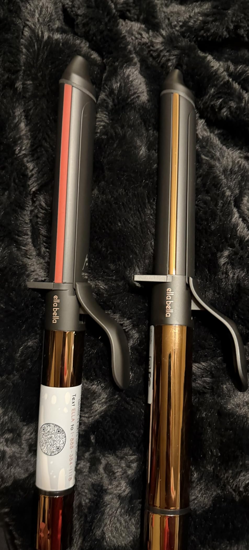 ELLA BELLA Curling Iron 1 Inch - Professional Hair Curler - Curling Wand - Ceramic Curling Irons - Transform Your Look in Seconds - Suitable for All Hair Types - Say Goodbye to Heat Damage customer photo 1