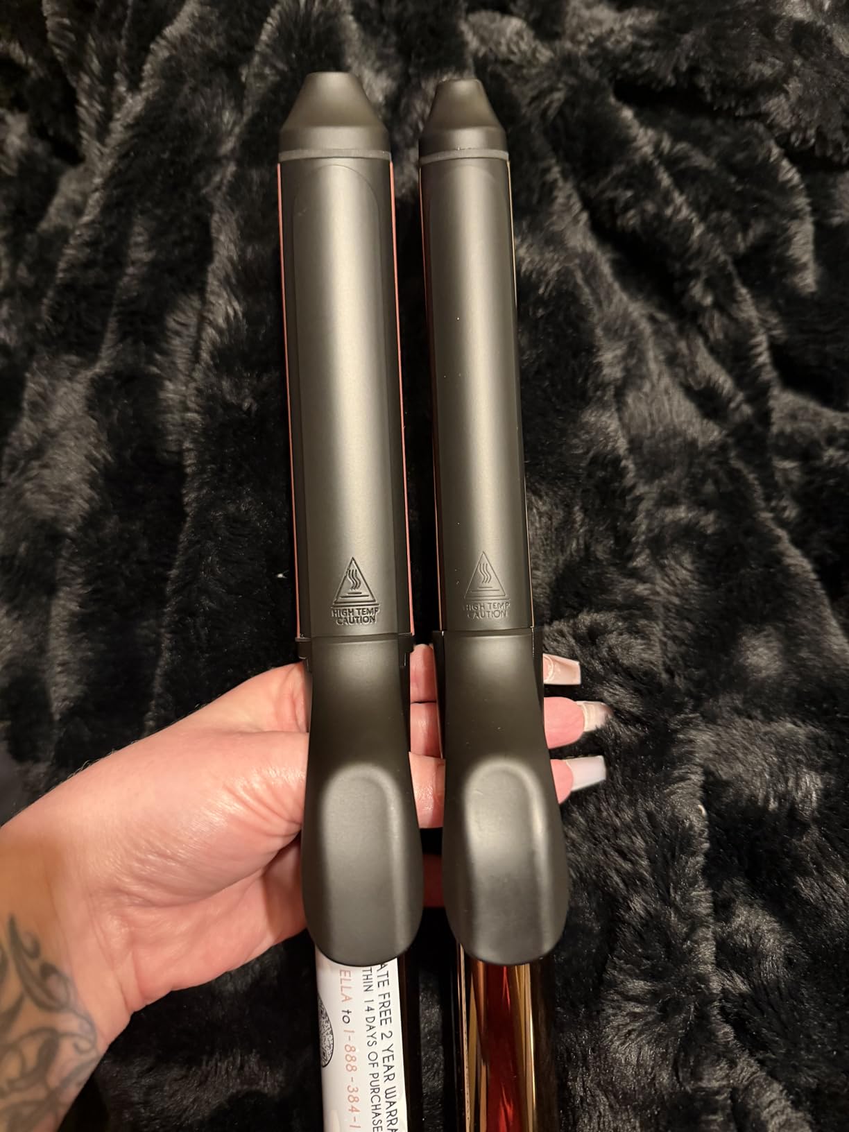 ELLA BELLA Curling Iron 1 Inch - Professional Hair Curler - Curling Wand - Ceramic Curling Irons - Transform Your Look in Seconds - Suitable for All Hair Types - Say Goodbye to Heat Damage customer photo 2