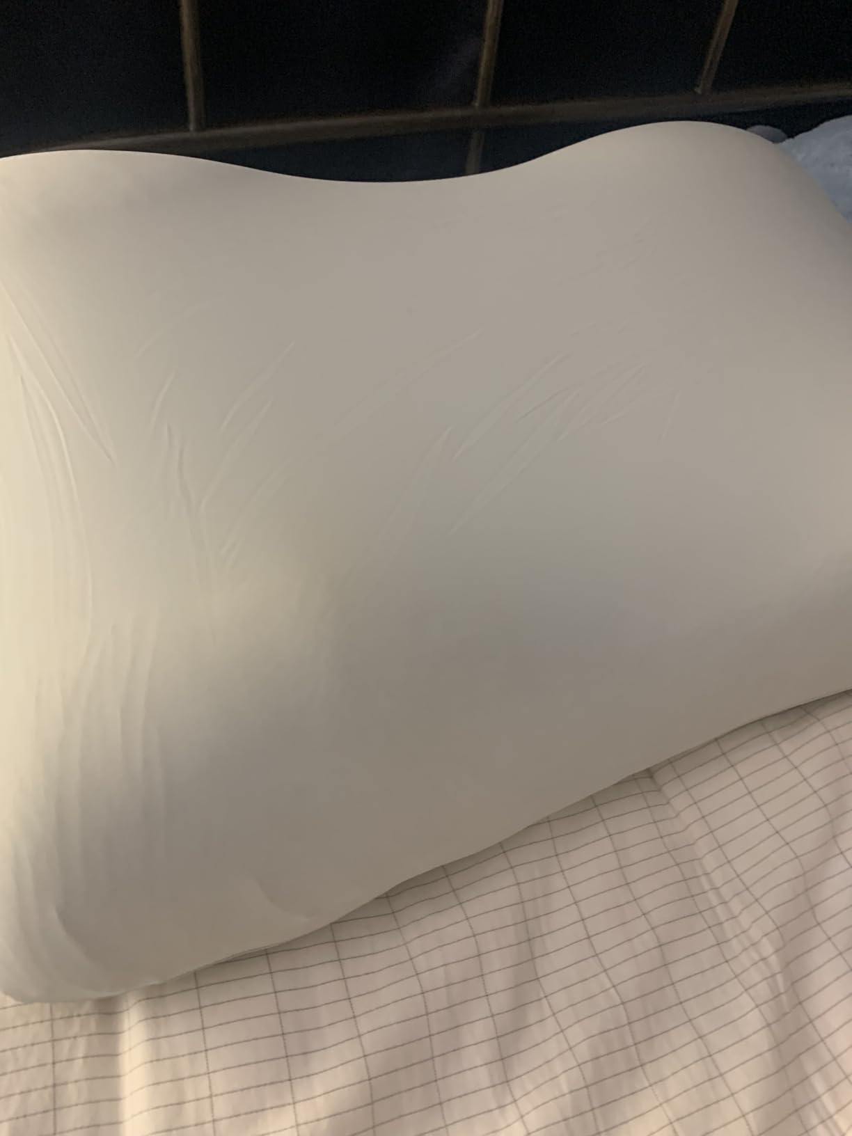 C CUSHION LAB Deep Sleep Pillow, Patented Ergonomic Contour Design for Side & Back Sleepers, Orthopedic Cervical Shape Gently Cradles Head & Provides Neck Support & Shoulder Pain Relief - Calm Grey customer photo 1