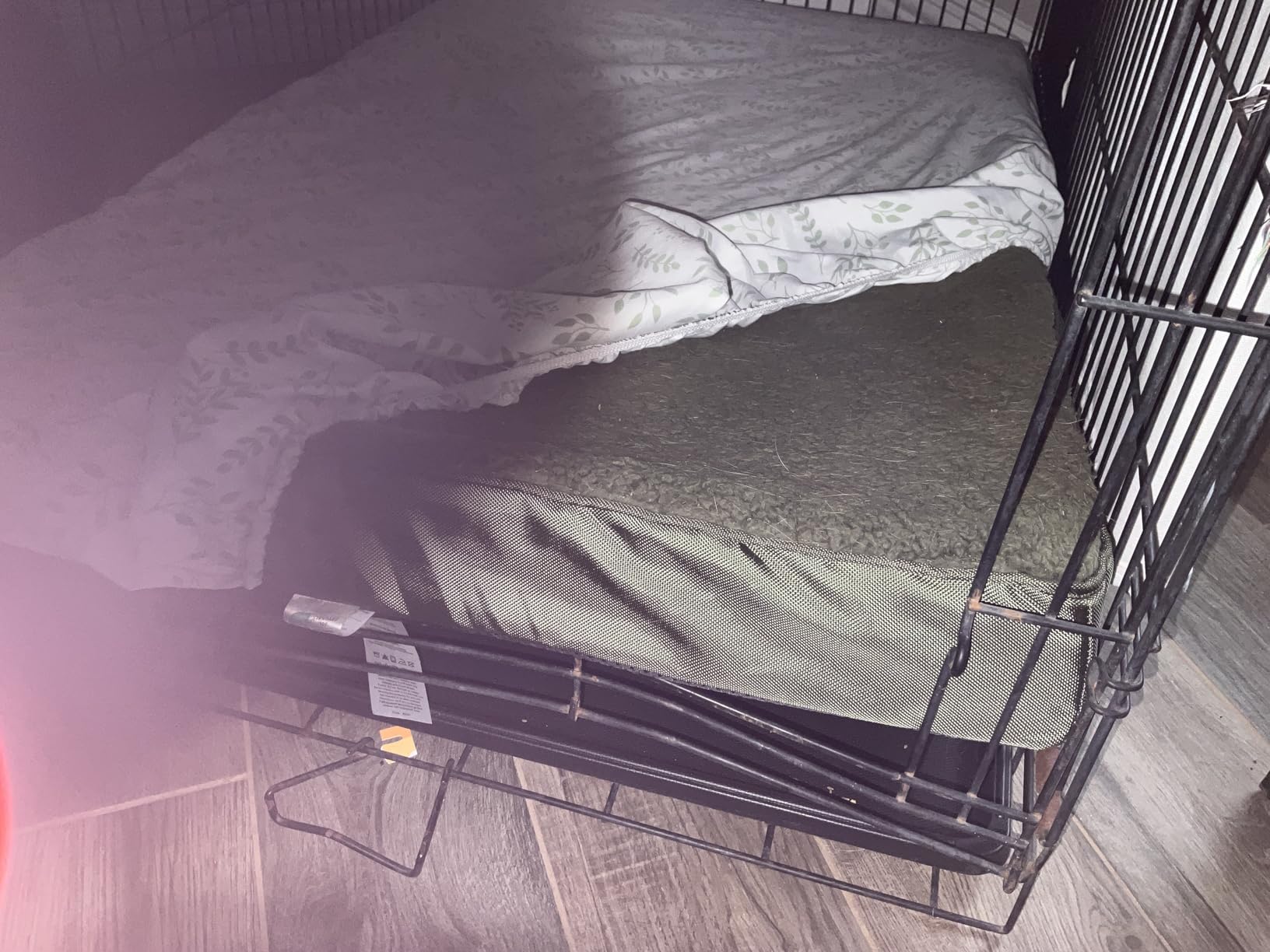 EHEYCIGA Orthopedic XL Dog Beds for Extra Large Dogs with Removable Washable Cover for Crate, Grey, 41x27 customer photo 1