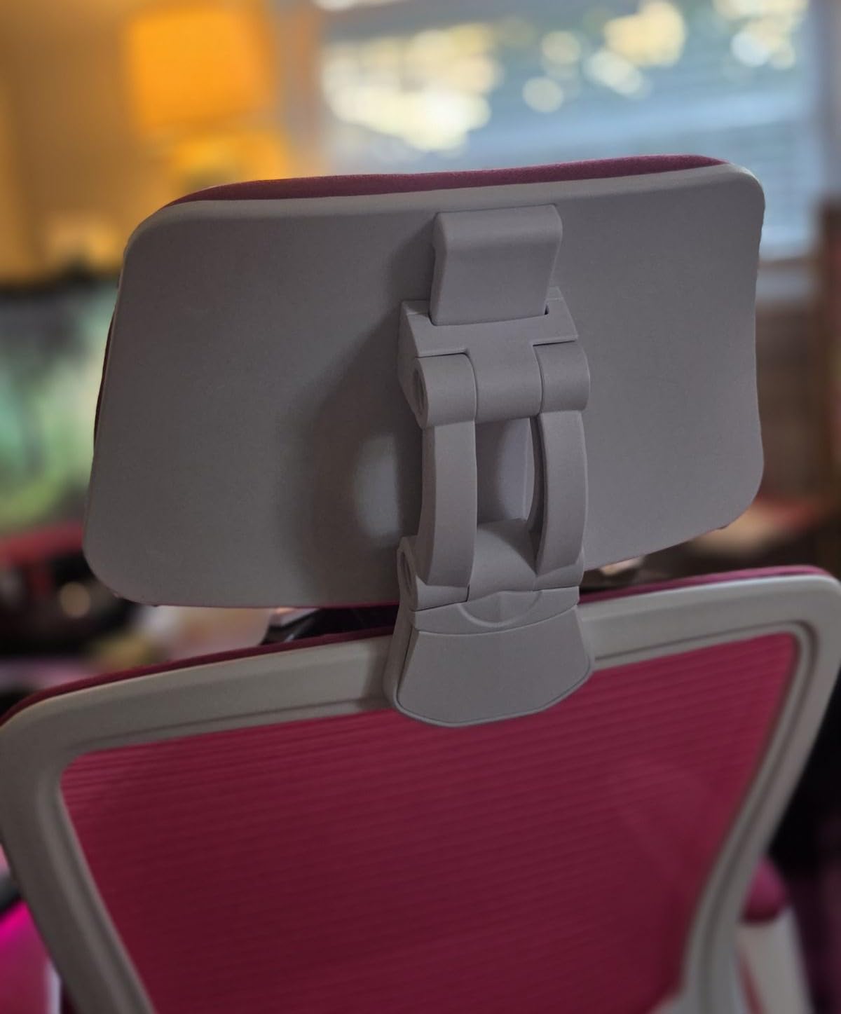 Mimoglad Office Chair, High Back Ergonomic Desk Chair with Adjustable Lumbar Support and Headrest, with flip-up Armrests for Guitar Playing, 5 Years Warranty (Moon Grey) customer photo 1