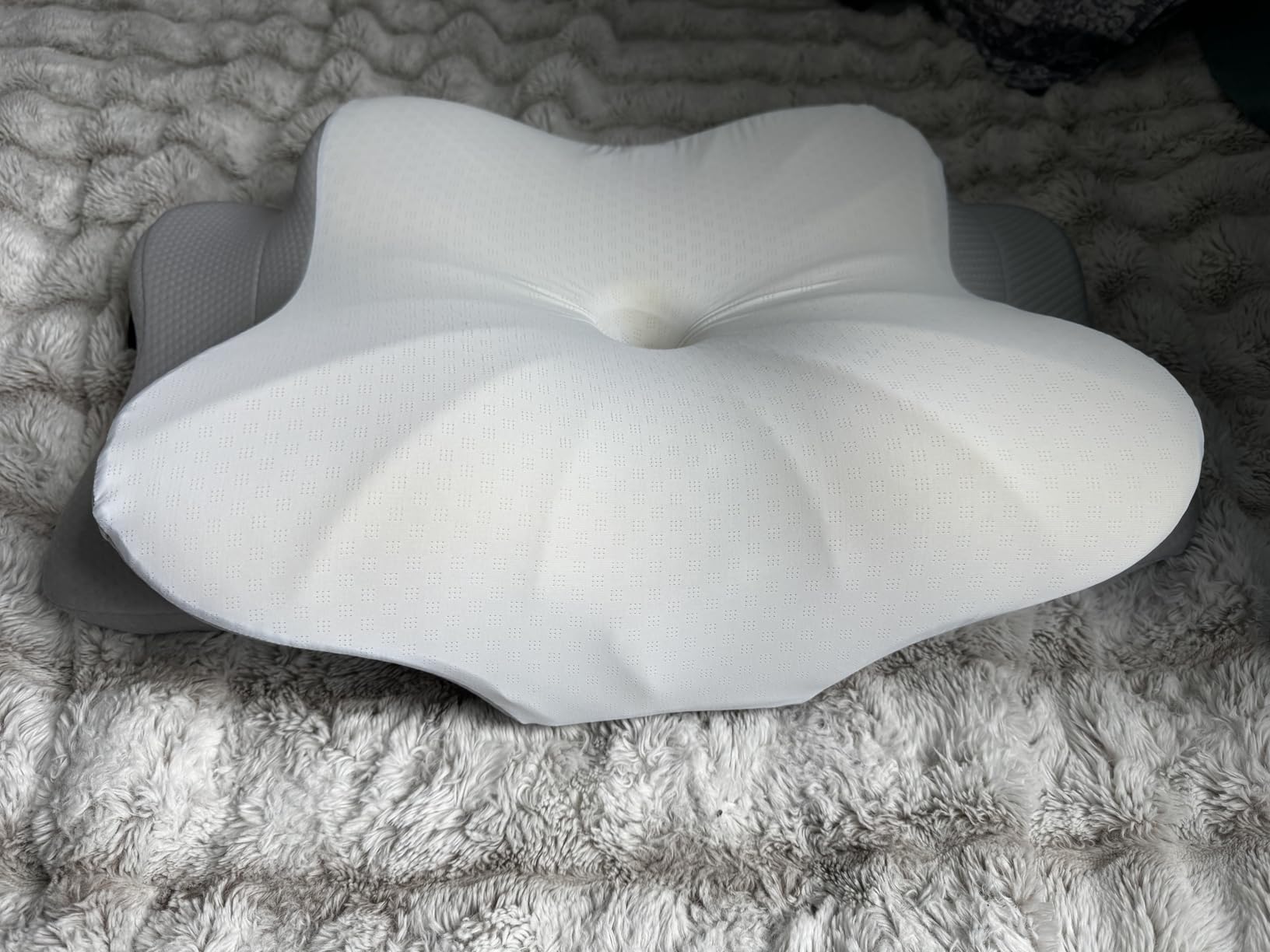DONAMA Cervical Pillow for Neck and Shoulder Pain Relief, Cooling Contour Memory Foam Pillow, Dual-Height Ergonomic Neck Support Pillow for Side Back Stomach Sleepers with Removable Pillowcase customer photo 2