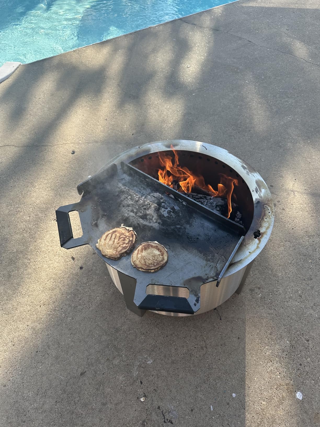 Breeo Smokeless Fire Pit (X Series 24, Corten Steel) | 27.5 inch Smokeless Firepit for Outside | 62 Pounds | Ideal for Families customer photo 1