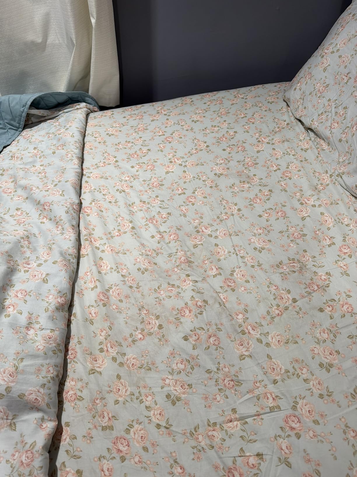 California Design Den Queen Sheet Set - Natural 100% Cotton Sheets Queen Size Bed Set with Deep Pockets, Soft Sateen Weave, Breathable and Durable Bedding (White) customer photo 1