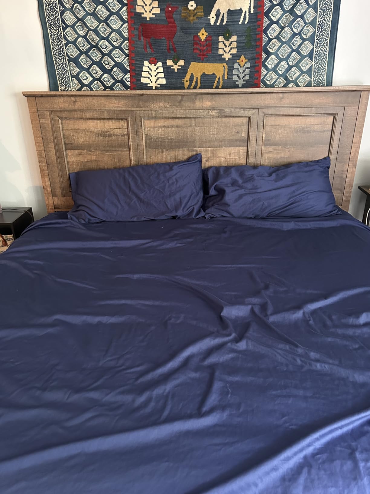 California Design Den Queen Sheet Set - Natural 100% Cotton Sheets Queen Size Bed Set with Deep Pockets, Soft Sateen Weave, Breathable and Durable Bedding (White) customer photo 2