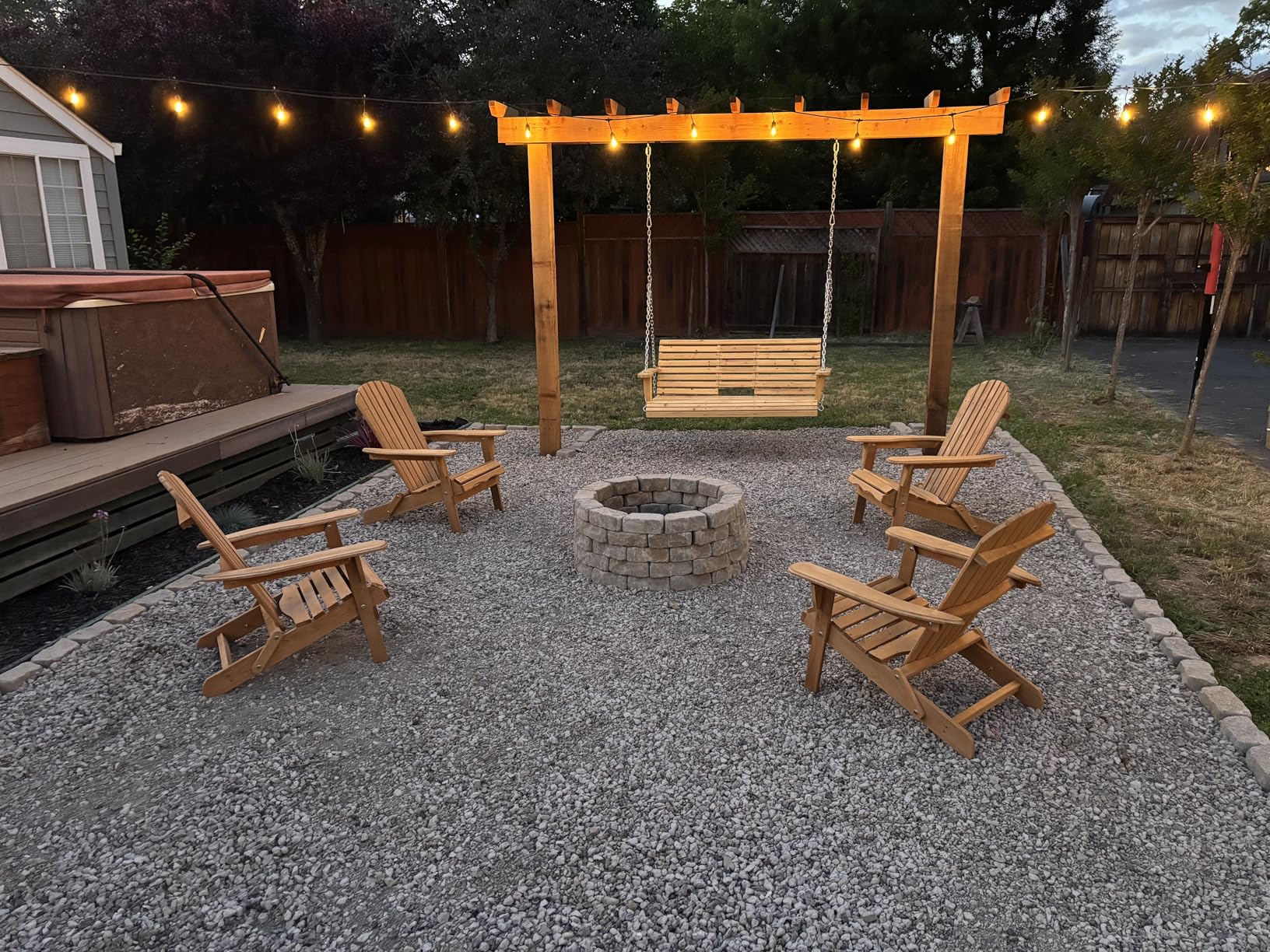 SoliWood Outdoor Wooden Folding Adirondack Chair Set of 2 with Pre-Assembled BackRest, Wood Patio Chair for Garden Backyard Porch Pool Deck Firepit customer photo 2
