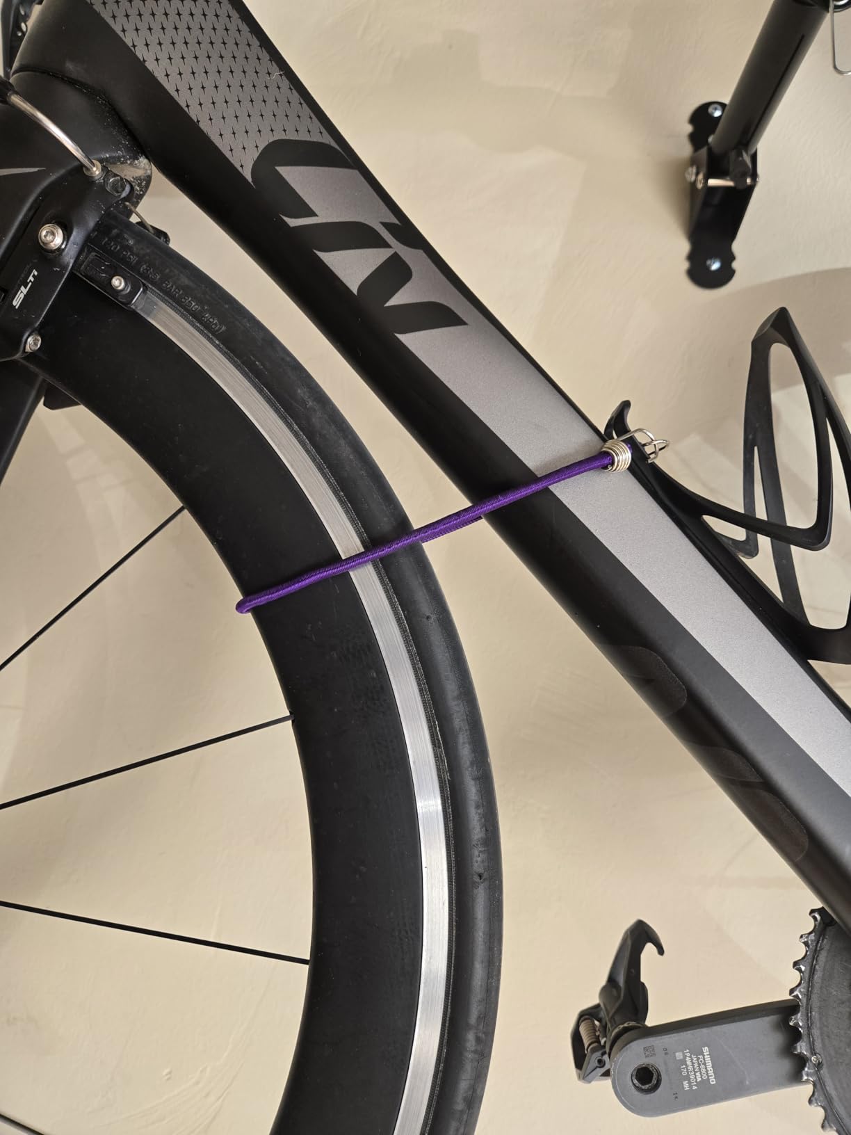 Gootus Bike Wall Mount Hanger - Horizontal Bicycle Indoor Storage Rack | Cycling Wall Mounted Holder Hook - Hang Your Road, Mountain or Hybrid Bikes in Garage or Home customer photo 1