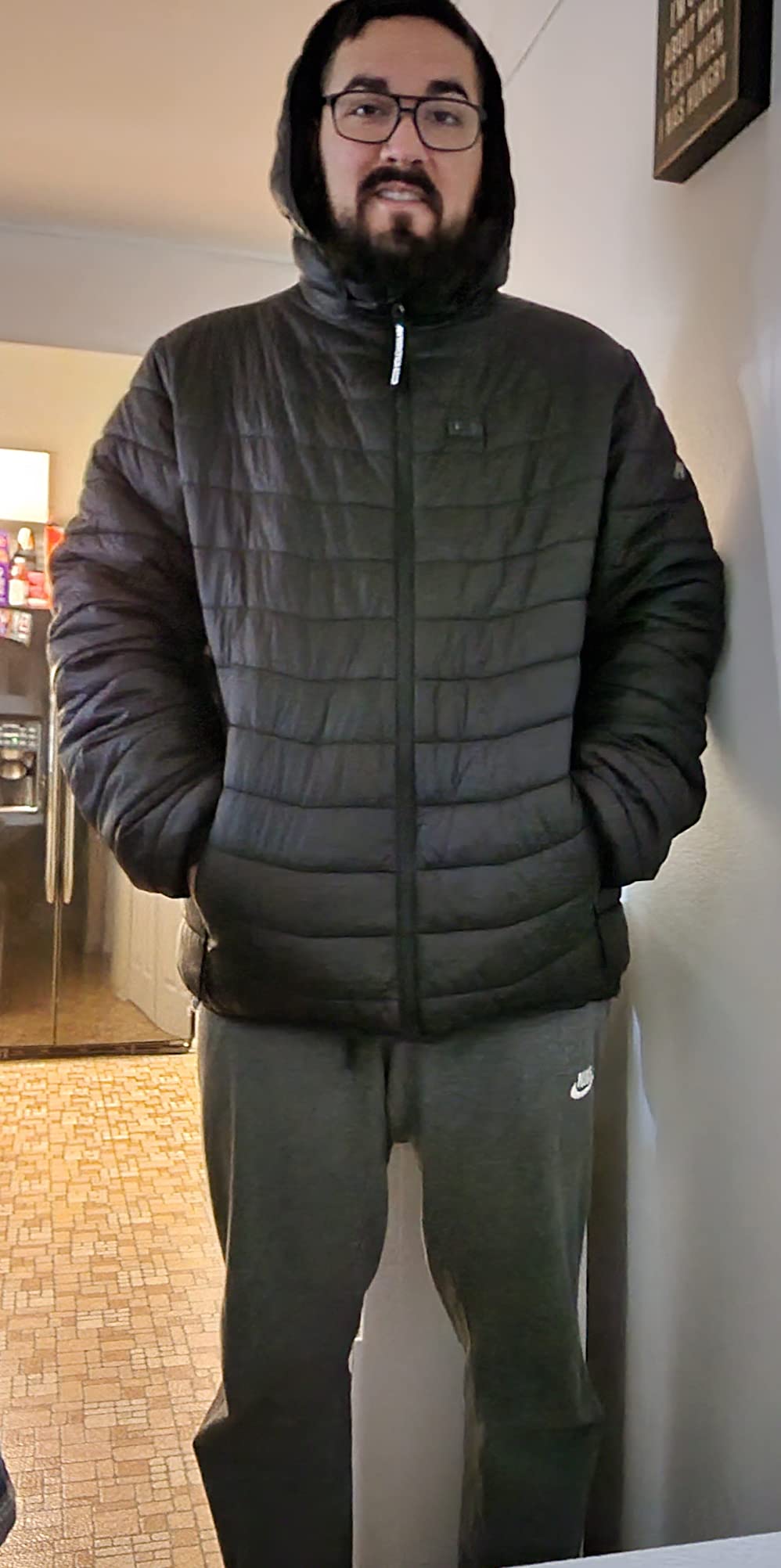 Heated Jacket, Lightweight Heating Jackets with 12V Power Bank, 6 Areas Winter Coat for Men and Women customer photo 2