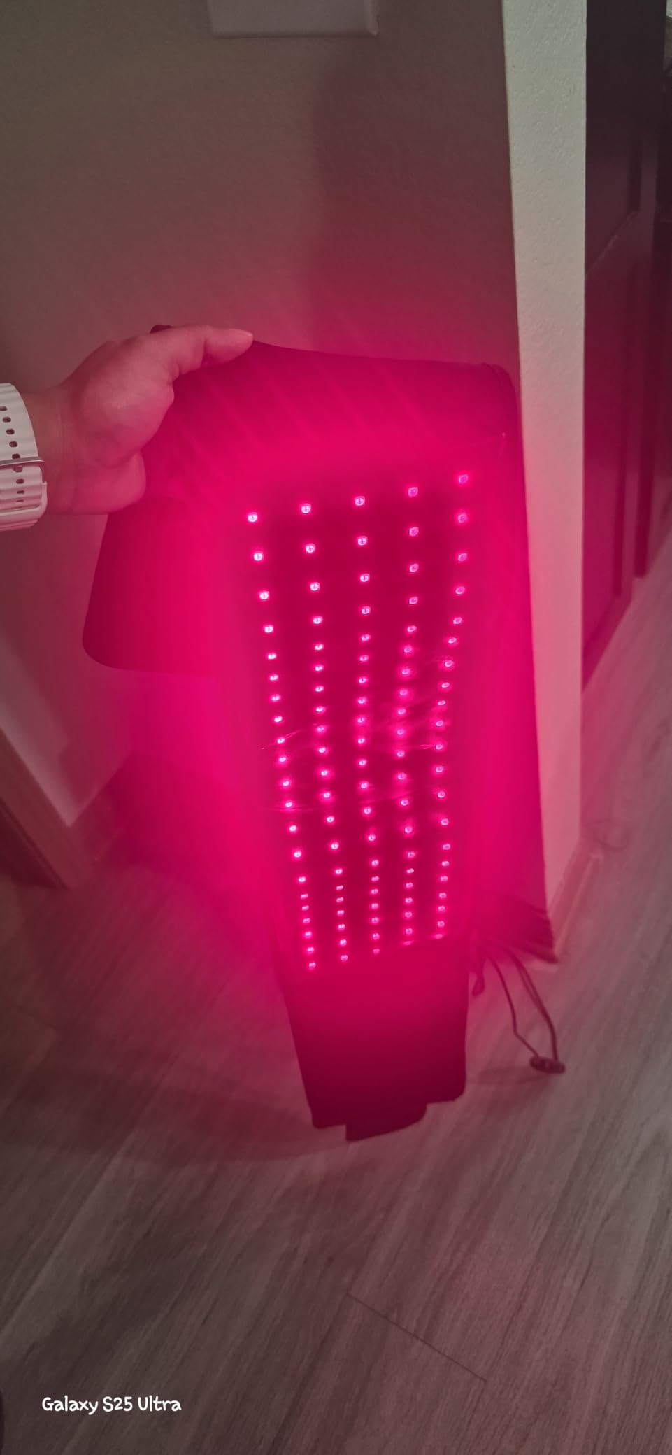 USUIE Red Light Therapy Belt, Infrared Light Therapy Wrap Red Light Therapy Device for Body with Timer for Back Shoulder Waist Muscle Pain Relief for Gift Women Men Gift customer photo 1