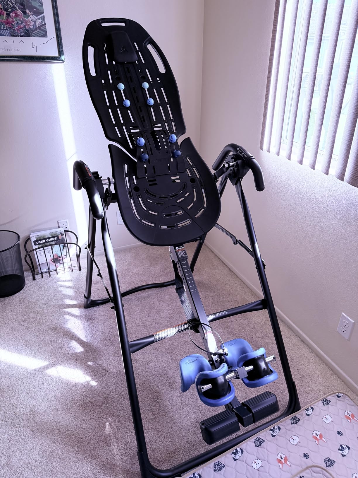 TEETER EP-560 Inversion Table w/Accessories for Back Pain Relief - FDA-Registered, UL Safety Certified, 300 lb Capacity, Designed & Patented in USA customer photo 1