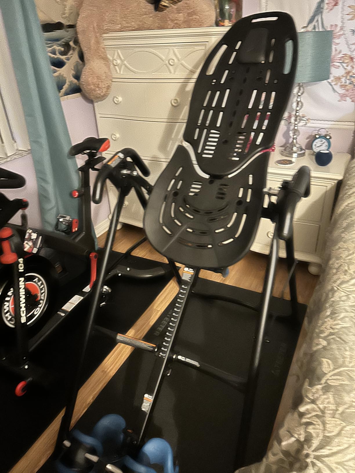 TEETER EP-560 Inversion Table w/Accessories for Back Pain Relief - FDA-Registered, UL Safety Certified, 300 lb Capacity, Designed & Patented in USA customer photo 2
