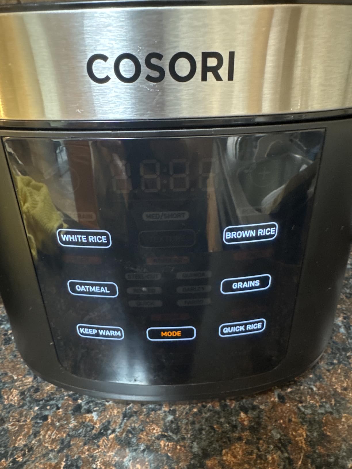 Cosori Rice Cooker 10 Cup, 24h Keep Warm, Non-stick Ceramic Inner Pot, 18 Functions Fuzzy Logic Rice Maker with Stainless Steel Steamer Basket customer photo 1