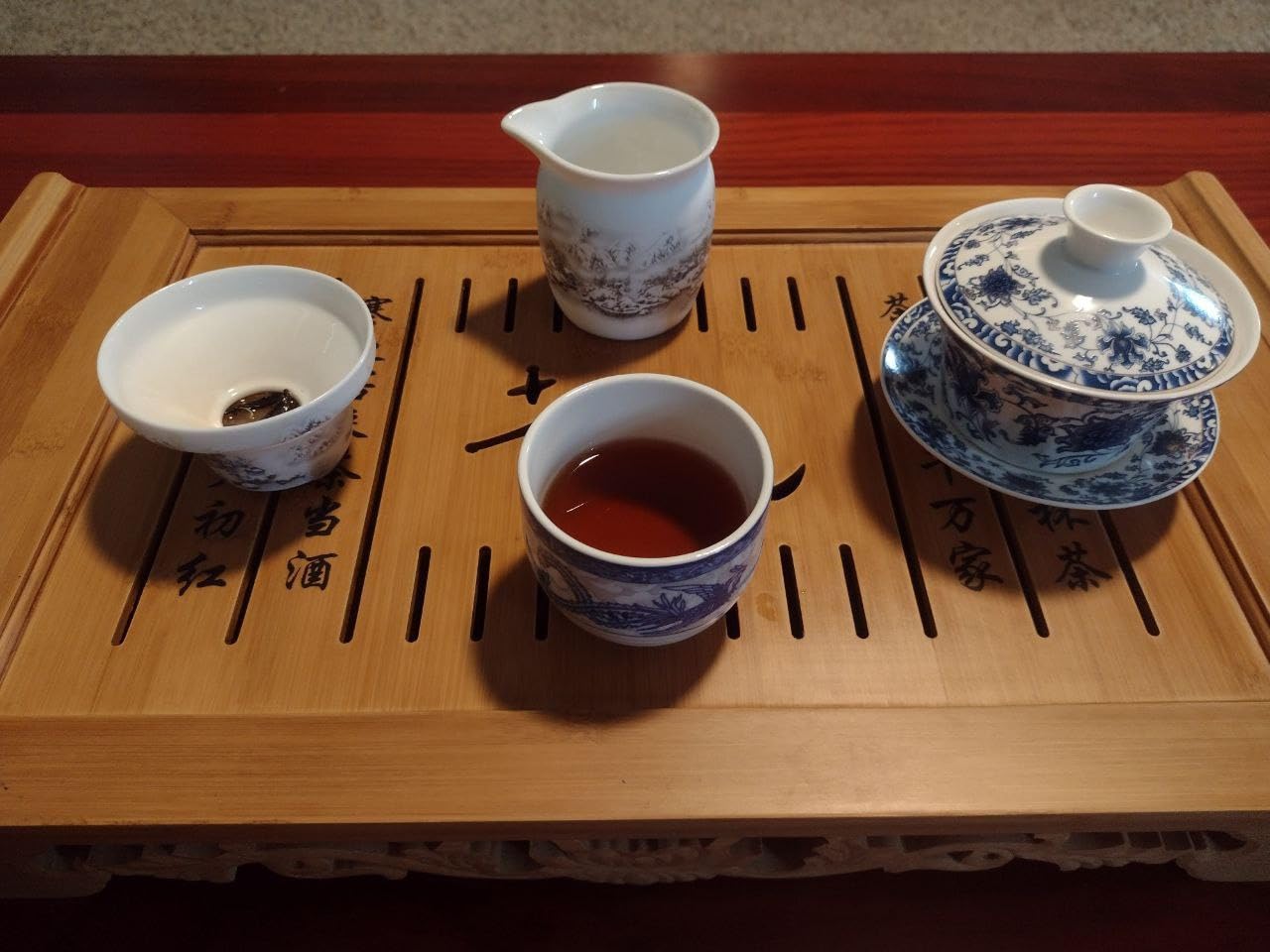 Traditional Gaiwan Tea Set with Lid and Saucer - Classic Chinese Tea Cup Porcelain Teacups 200ml White customer photo 2