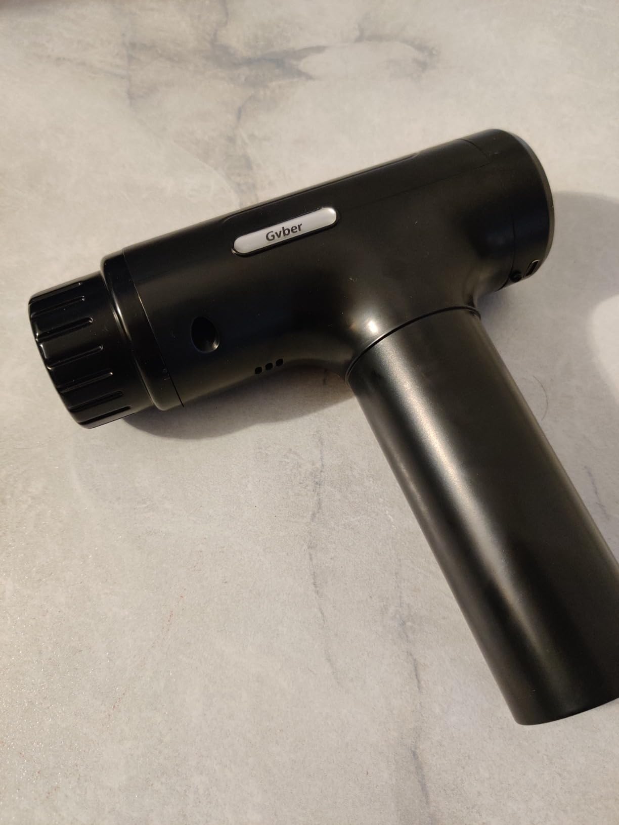 Gvber Massage Gun, Massage Gun Deep Tissue, Handheld Back Massager for Athletes, Percussion Muscle Massager with 6 Attachments & 30 Speed (Black) customer photo 2