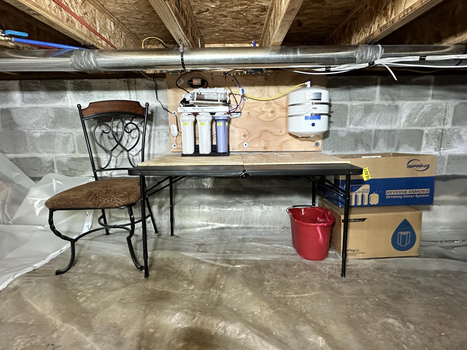 iSpring Whole House Water Filter System, Reduces Lead, Scale, Chlorine, Chloramine, 3-Stage Whole House Water Filtration System, Model: WGB32B-KDS customer photo 1