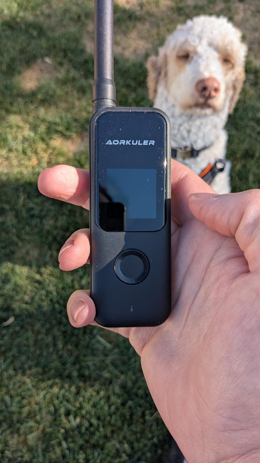 Aorkuler GPS Dog Tracker 2 - No Phone, No Signal, No Subscription | Real-Time Direction & Distance Up to 3.5 Miles | Built for Hiking, Farms & Off-Grid Adventures customer photo 2