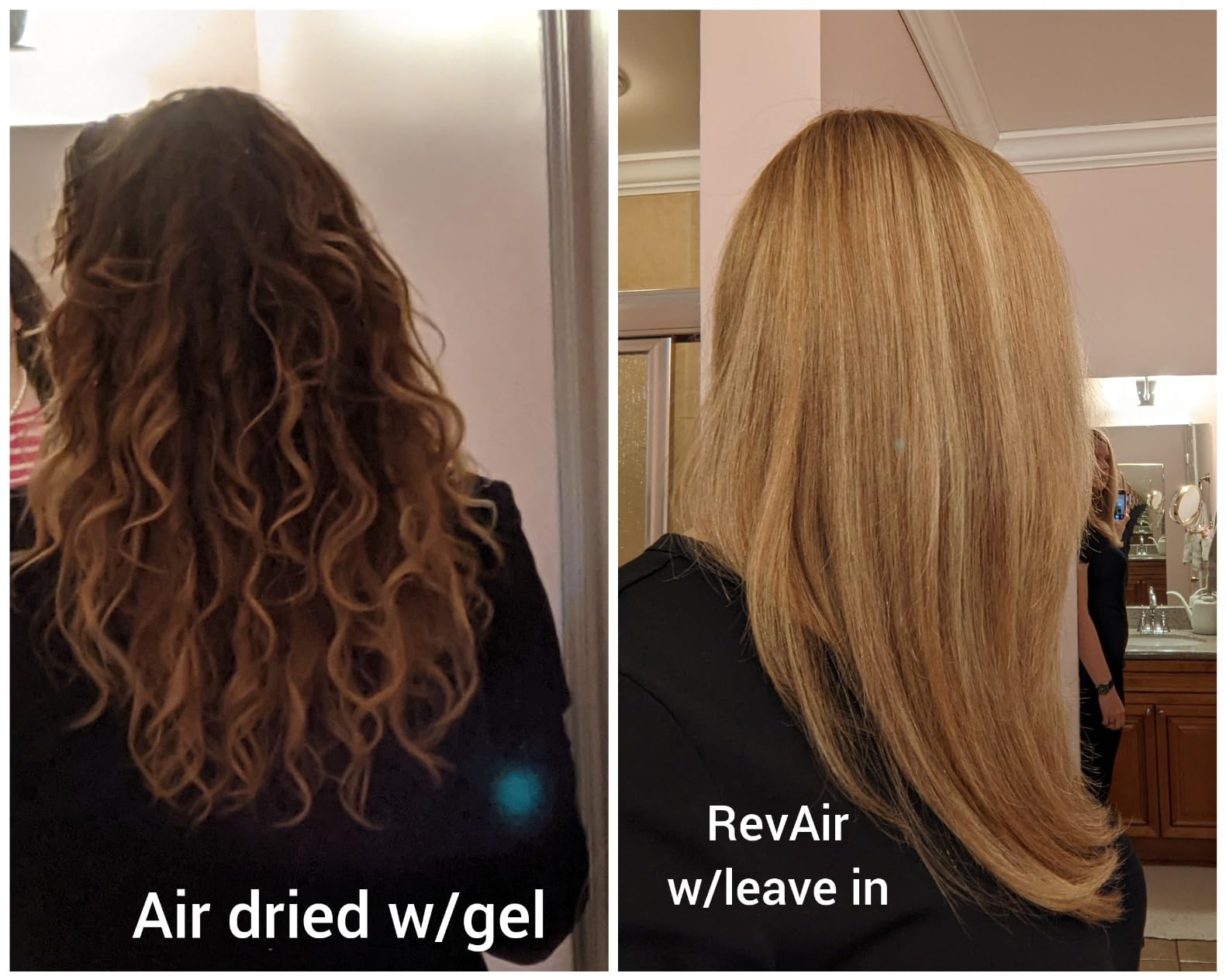 RevAir Reverse-Air Hair Dryer - Innovative Quick-Drying Hair Dryer for Curly, Wavy & Straight Hair - Revolutionary Reverse Blow Dryer customer photo 2