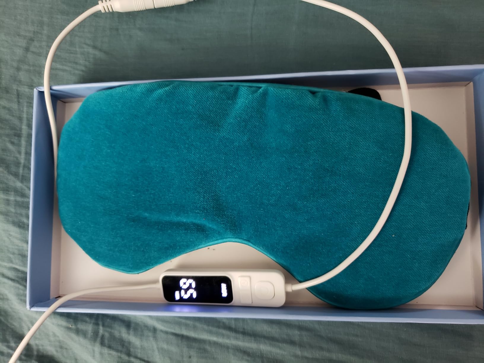 Heated Eye Mask, Warm Eye Compress Mask, USB Electric Eye Heating Pad with Temperature & Timer Control, Dry Eye Mask for Dry Eyes Blepharitis Sinus Migraine Stye MGD Puffiness customer photo 1