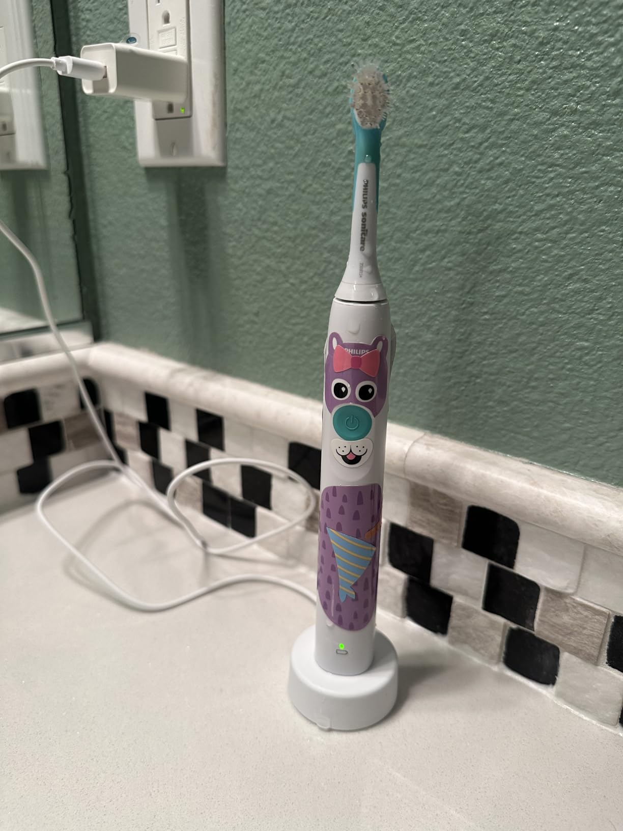 Philips Sonicare for Kids Design a Pet Edition, Corded Electric, HX3601 customer photo 1