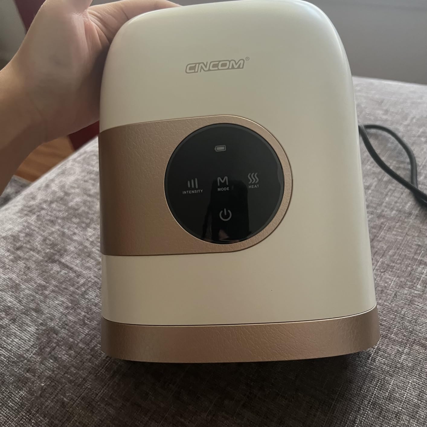 CINCOM Upgraded Hand Massager with Heat & Compression - Cordless & Rechargeable Hand Therapy Equipment for Arthritis and Carpal Tunnel Relief from Wrist to Fingers customer photo 1
