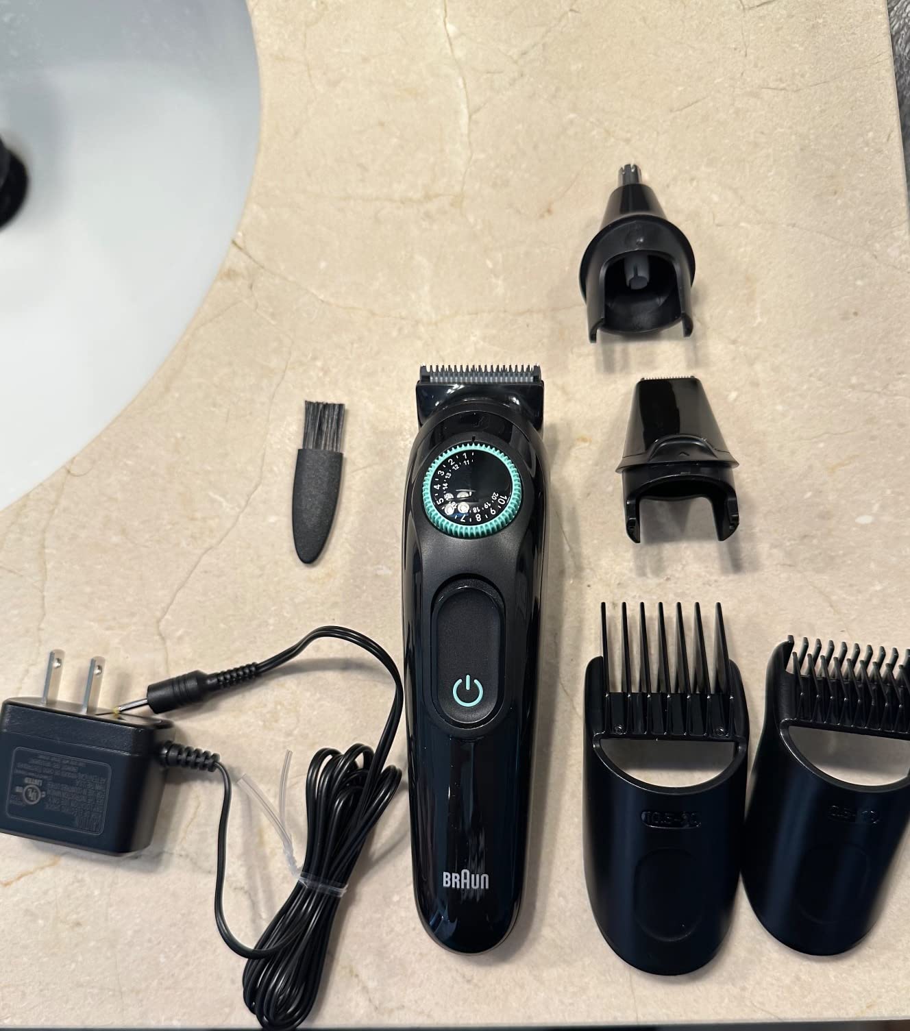 Braun All-In-One Style Kit Series 3 3450, 5-in-1 Trimmer for Men with Beard Trimmer, Ear & Nose Trimmer, Hair Clippers & More, Ultra-Sharp Blade, 40 Length Settings and Washable customer photo 1