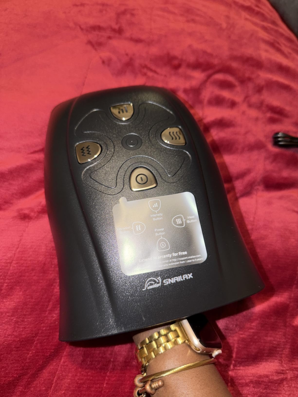Snailax Hand Massager with Heat and Compression, Vibration, Cordless Hand Massager for Arthritis, Carpal Tunnel customer photo 1