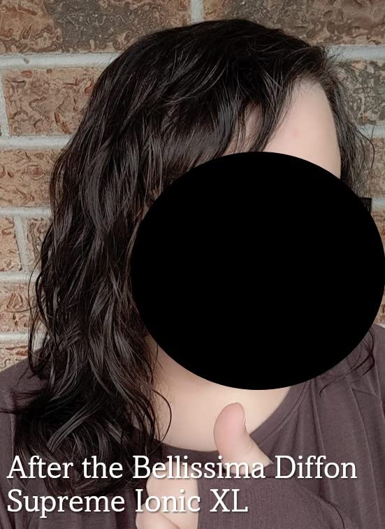 Bellissima Diffon Supreme Diffuser & Curly Hair Dryer - XL Diffuser for Long Waves, Curls, Coils - Cool Button - Anti-Frizz Technology customer photo 2
