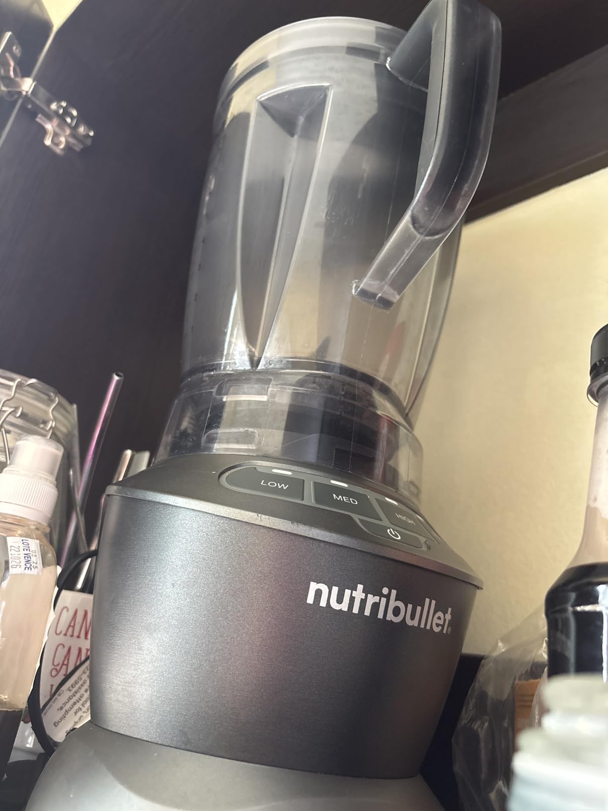 Nutribullet Full-Size Blender Combo NBF50500 | 1200W, 64oz Pitcher, 32oz Cup, 3-Speed, Pulse, Smoothies, Soups, Sauces, Dark Gray customer photo 2
