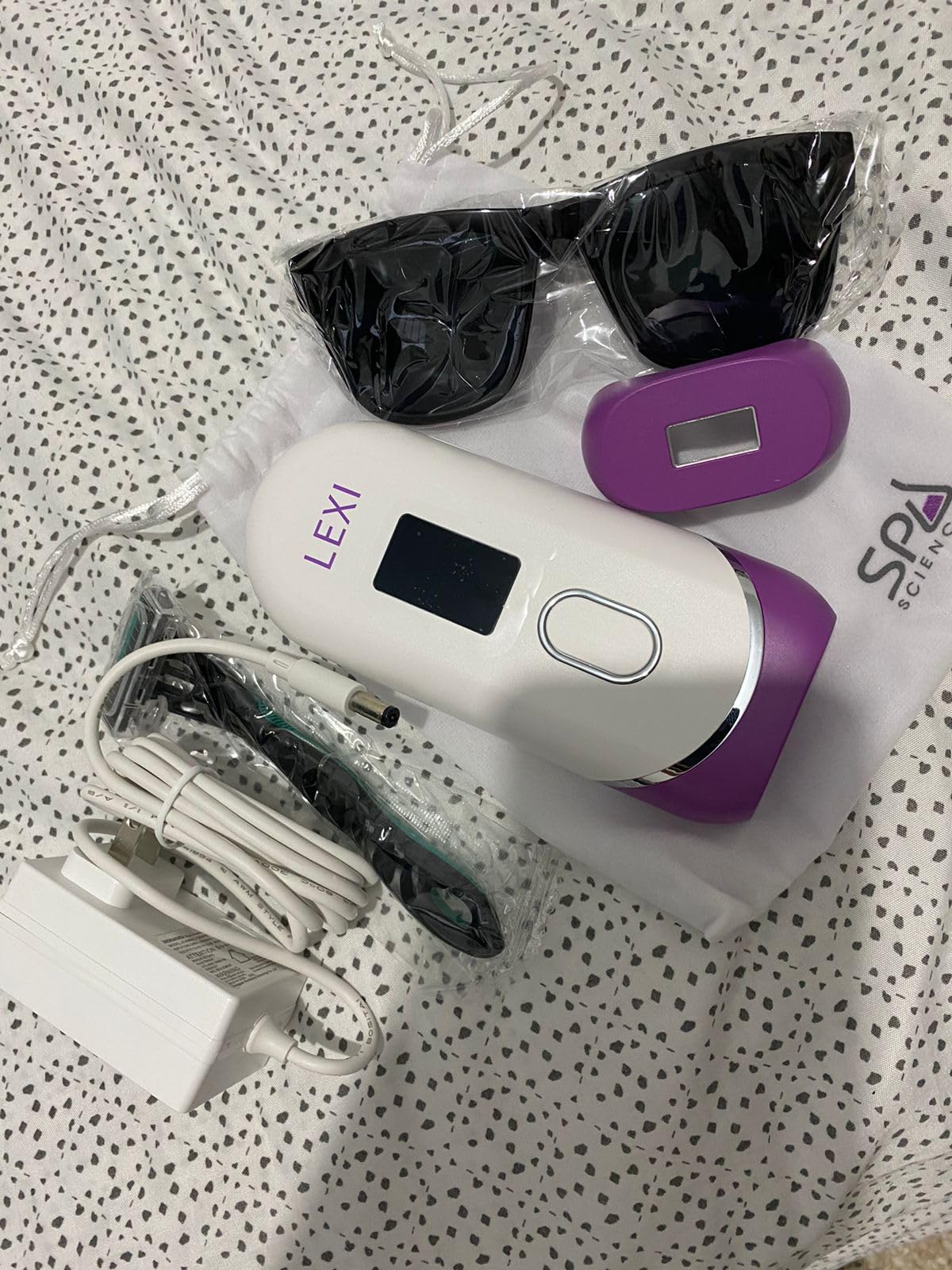 Spa Sciences - LEXI - Painless Permanent IPL Hair Removal System - FDA Cleared with 999,999 flashes, Auto Flash, and Skin Sensor customer photo 2