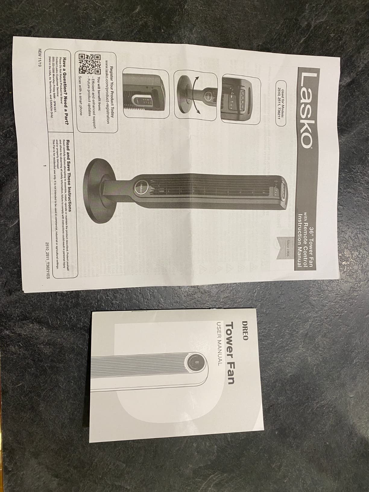 DREO Tower Fan for Bedroom, 28ft/s Velocity, 20dB Ultra Quiet, 8 Speeds | 2026 Upgraded DC Motor, 90° Oscillating, 4 Modes Standing Fan, Bladeless Fan for Indoors, Floor Fans with Remote, White customer photo 1