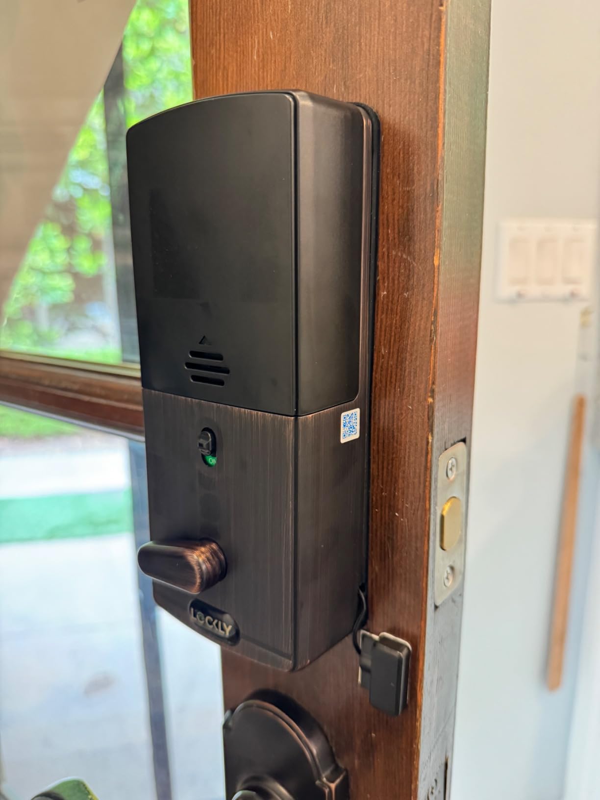 Lockly Secure Pro Smart Deadbolt Lock - Fingerprint Keyless Entry, PIN Genie Patented Keypad, up to 99 Fingerprints, up to 33 Access Codes, Wi-Fi Hub Included, ANSI Grade 1, Alexa & Google Compatible customer photo 1