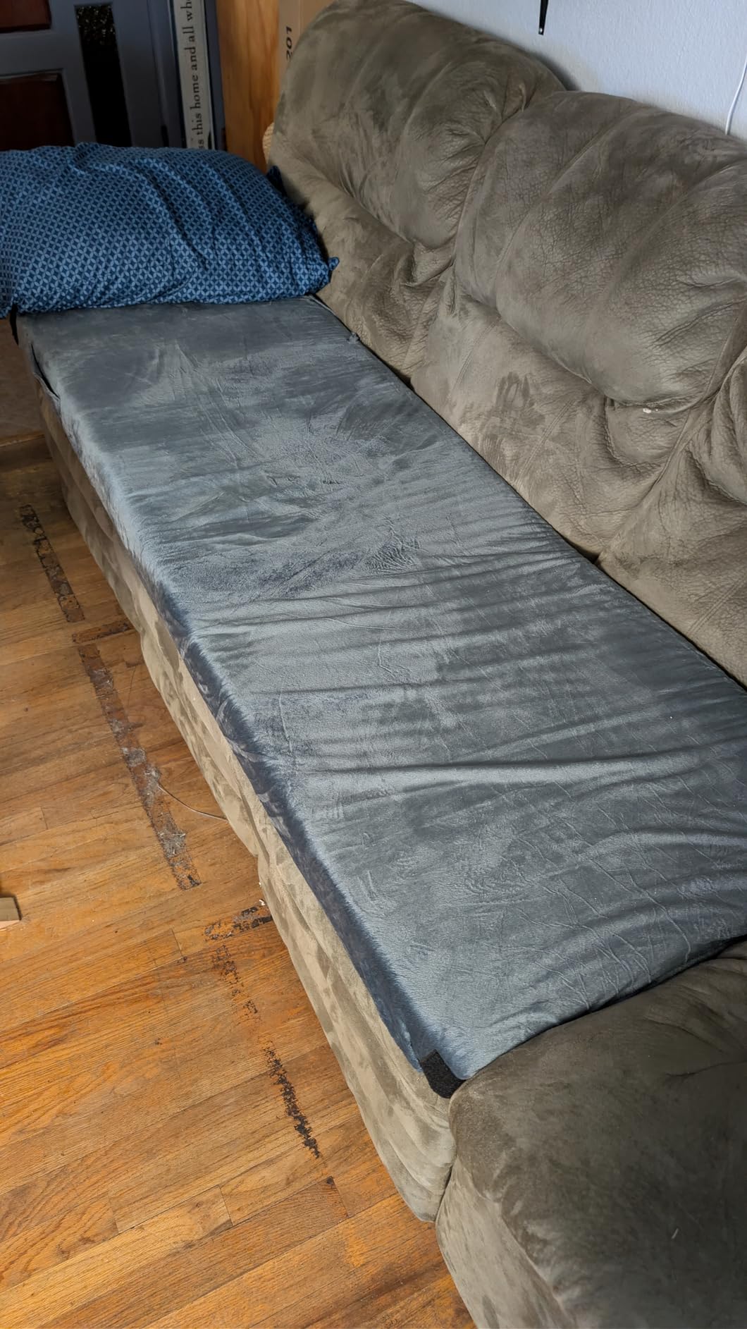 Memory Foam Camping Mattress Pad, CertiPUR-US Sleeping Mat, Portable Roll Up Mattress for Adults, Camping Bed Pads for Sleepover, Car Bed with Travel Bag customer photo 1