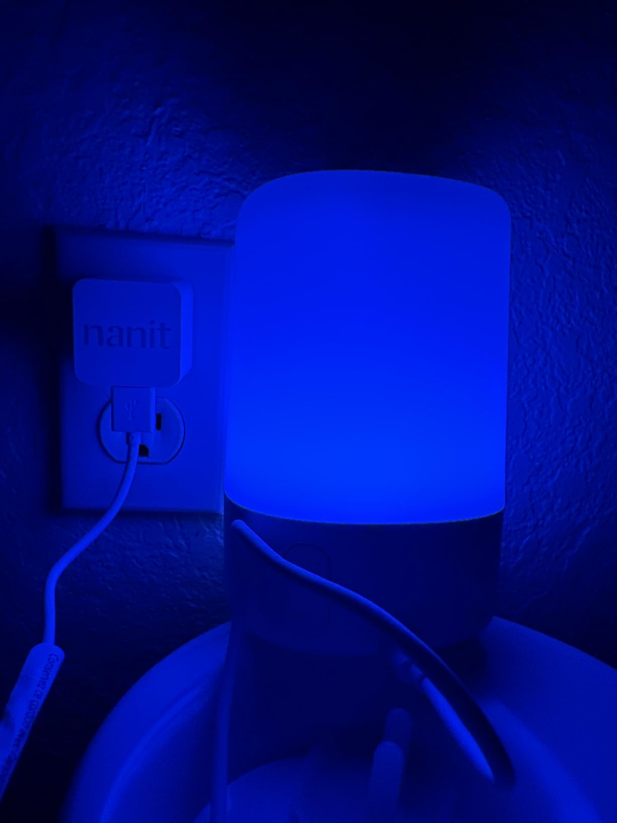 Nanit Sound and Light Smart Baby Night Light and Sound Machine | Audio Monitor | Cry Detection Alert Feature | OK to Wake Alarm Clock for Kids | Temp & Humidity Tracking | Rechargeable Battery | WiFi customer photo 1
