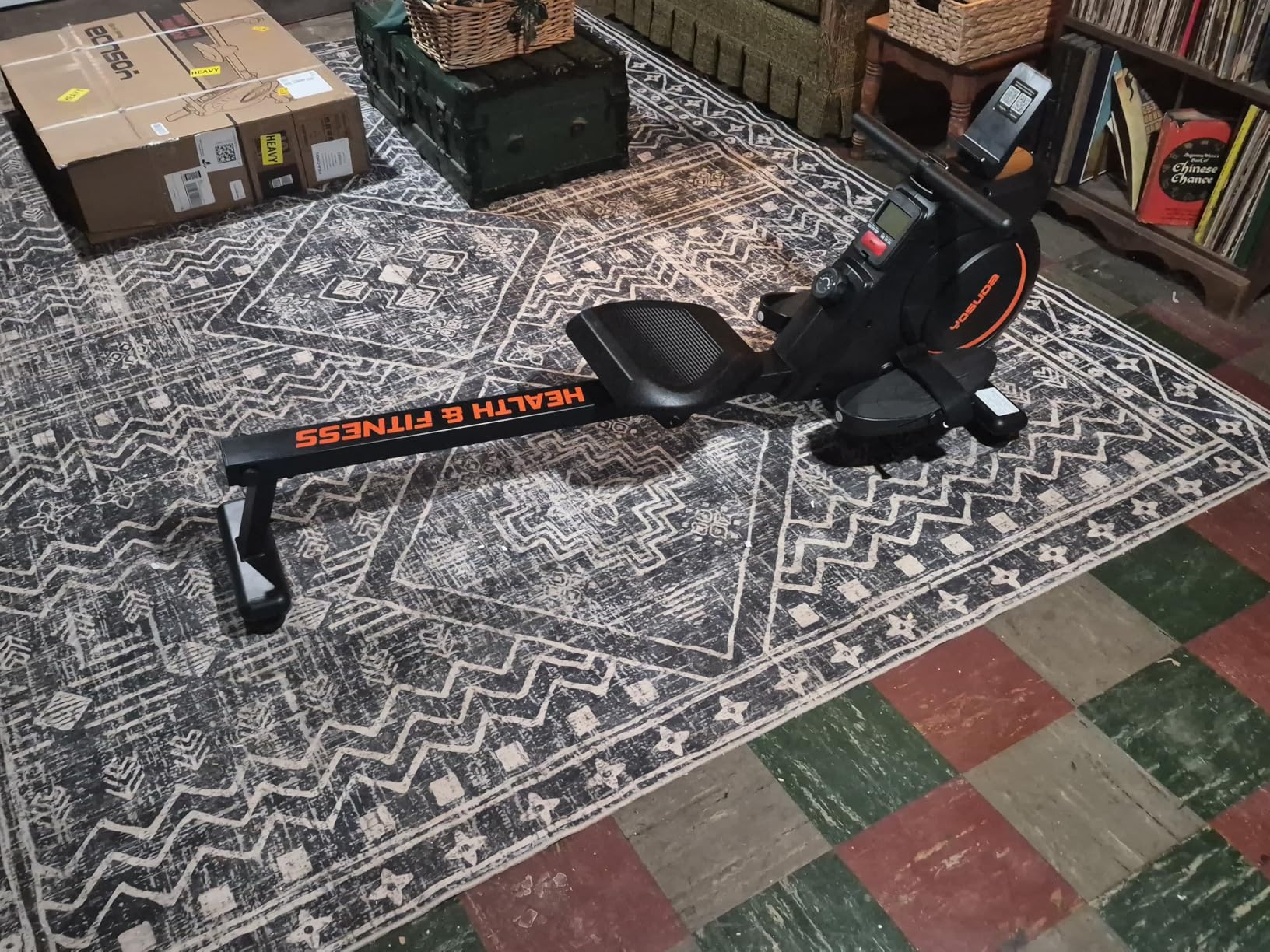 YOSUDA Rowing Machine for Home, Magnetic Rower Machine for Beginners to Athletes, Use with Resistance Adjustment Function, Bluetooth, App Supported, LCD Monitor, and Comfortable Seat Cushion customer photo 1