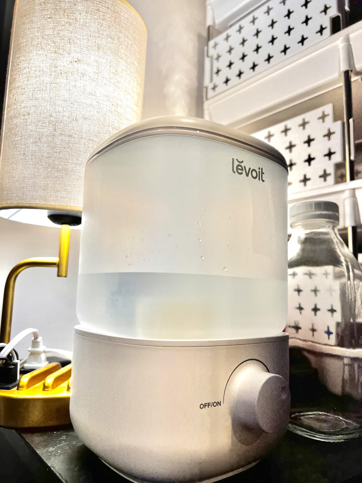 LEVOIT Top Fill Humidifiers for Bedroom, 2.5L Tank for Large Room, Easy to Fill & Clean, 28dB Quiet Cool Mist Air Humidifier for Home Baby Nursery & Plants, Auto Shut-off for Safety, 25H customer photo 2